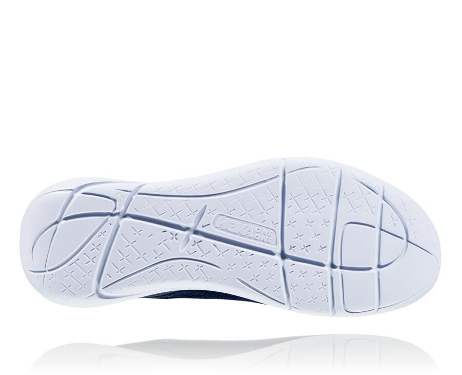 Tenis Hoka One One Masculino Azul Marinho/Branco - Hupana Flow - 367-FNMGUX